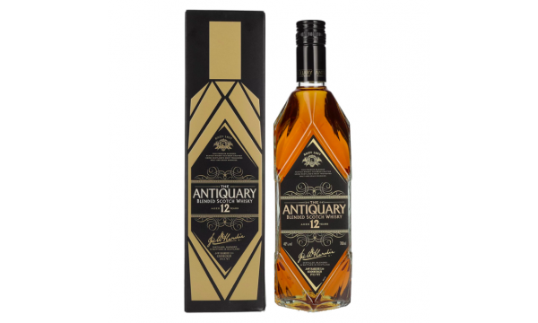 The Antiquary 12 Years Old Blended Scotch Whisky 40% Vol. 0,7l dovanų dėžutėje