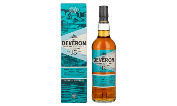 The Deveron 10 Years Old Highland Single Malt Scotch Whisky 40% Vol. 0,7l dovanų dėžutėje