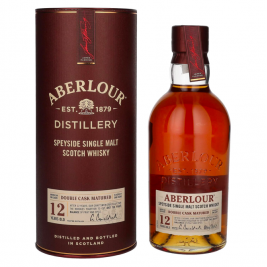 Aberlour 12 Years Old DOUBLE CASK MATURED 40% Vol. 0,7l dovanų dėžutėje