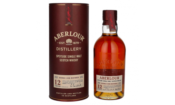 Aberlour 12 Years Old DOUBLE CASK MATURED 40% Vol. 0,7l dovanų dėžutėje