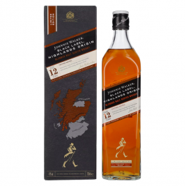 Johnnie Walker BLACK LABEL 12 Years Old HIGHLAND ORIGIN Limited Edition 42% Vol. 0,7l dovanų dėžutėje