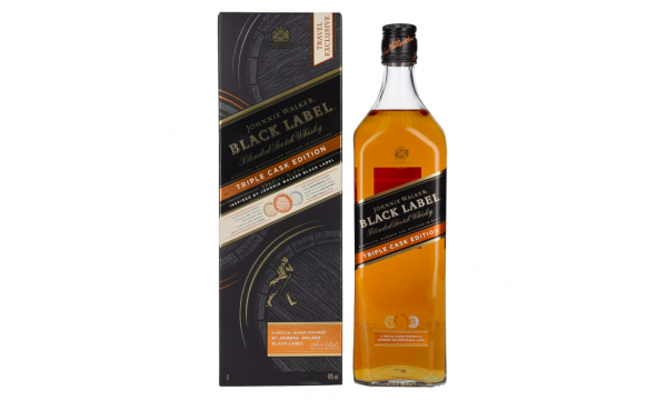 Johnnie Walker BLACK LABEL Blended Scotch Whisky TRIPLE CASK EDITION 40% Vol. 1l dovanų dėžutėje