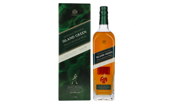 Johnnie Walker ISLAND GREEN Blended Malt Scotch Whisky Select Release 43% Vol. 1l dovanų dėžutėje