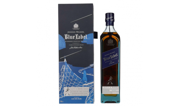 Johnnie Walker Blue Label City Edition Mars Blended Scotch Whisky 40% Vol. 0,7l dovanų dėžutėje