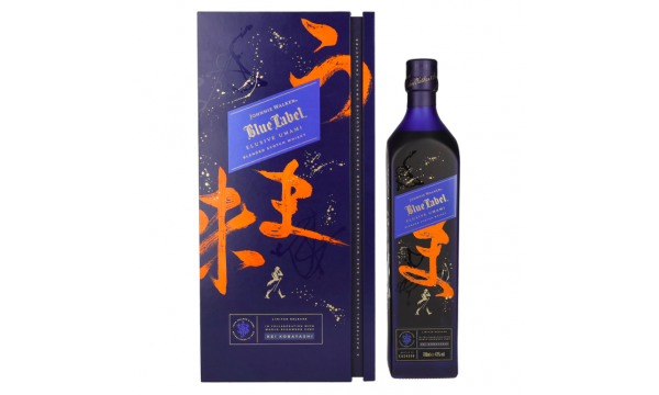 Johnnie Walker Blue Label ELUSIVE UMAMI Blended Scotch Whisky Limited Release 43% Vol. 0,7l dovanų dėžutėje