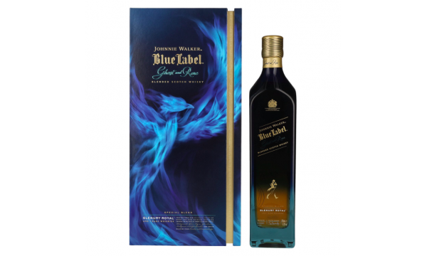 Johnnie Walker Blue Label Ghost & Rare GLENURY ROYAL 43,8% Vol. 0,7l dovanų dėžutėje