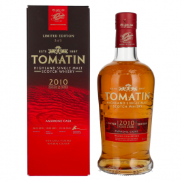 Tomatin 12 Years Old Italian Collection AMARONE CASKS 2010 46% Vol. 0,7l dovanų dėžutėje