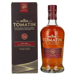 Tomatin 14 Years Old PORT CASKS 46% Vol. 0,7l dovanų dėžutėje