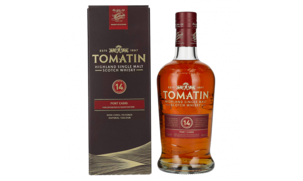 Tomatin 14 Years Old PORT CASKS 46% Vol. 0,7l dovanų dėžutėje