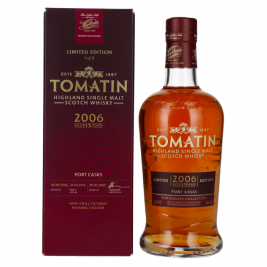 Tomatin 15 Years Old Portuguese Collection PORT CASKS 2006 46% Vol. 0,7l dovanų dėžutėje