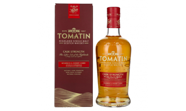 Tomatin Cask Strength Edition 57,5% Vol. 0,7l dovanų dėžutėje