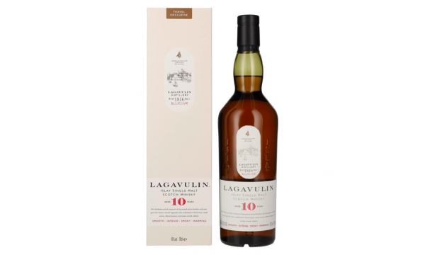 Lagavulin 10 Years Old Single Malt Whisky 43% Vol. 0,7l dovanų dėžutėje