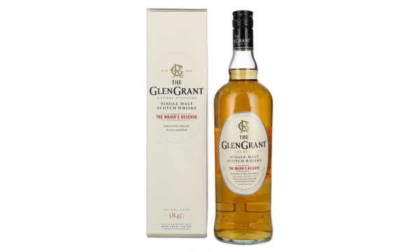 The Glen Grant THE MAJOR'S RESERVE Single Malt Scotch Whisky 40% Vol. 1l dovanų dėžutėje