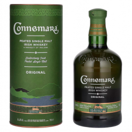 Connemara ORIGINAL Peated Single Malt Irish Whiskey 40% Vol. 0,7l dovanų dėžutėje