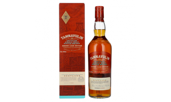 Tamnavulin SHERRY CASK Speyside Single Malt Scotch Whisky 40% Vol. 0,7l dovanų dėžutėje