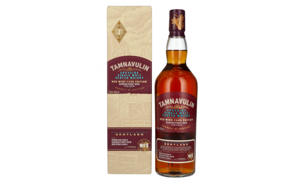 Tamnavulin GERMAN PINOT NOIR CASK Speyside Single Malt Scotch Whisky 40% Vol. 0,7l dovanų dėžutėje