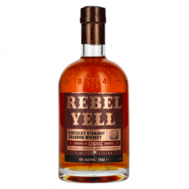 Rebel Yell Bourbon Whiskey Cognac Barrel Finish 45% Vol. 0,7l