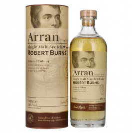 Arran ROBERT BURNS Single Malt Scotch Whisky 43% Vol. 0,7l dovanų dėžutėje