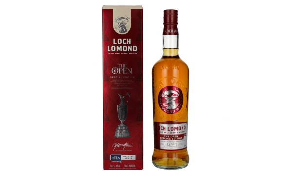 Loch Lomond THE OPEN Single Malt Special Edition 46% Vol. 0,7l dovanų dėžutėje