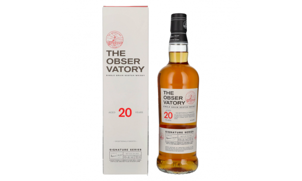 The Observatory 20 Years Old Single Grain Signature Series 40% Vol. 0,7l dovanų dėžutėje