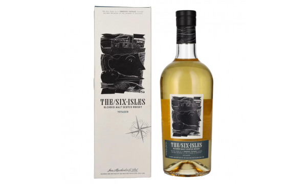 The Six Isles Blended Malt Scotch Whisky VOYAGER 46% Vol. 0,7l dovanų dėžutėje