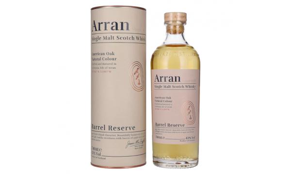 Arran Single Malt American Oak BARREL RESERVE 43% Vol. 0,7l dovanų dėžutėje