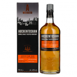 Auchentoshan AMERICAN OAK Single Malt Scotch Whisky 40% Vol. 0,7l dovanų dėžutėje