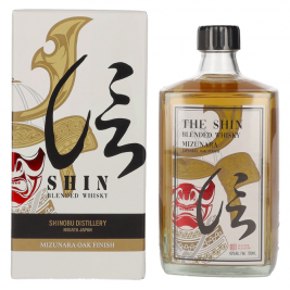 The Shin Blended Whisky MIZUNARA Japanese Oak Finish 43% Vol. 0,7l dovanų dėžutėje