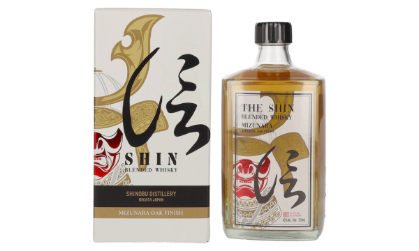 The Shin Blended Whisky MIZUNARA Japanese Oak Finish 43% Vol. 0,7l dovanų dėžutėje