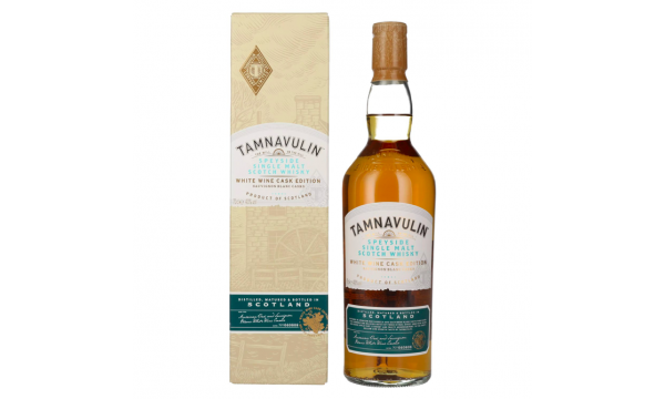 Tamnavulin WHITE WINE CASK Speyside Single Malt Scotch Whisky 40% Vol. 0,7l dovanų dėžutėje