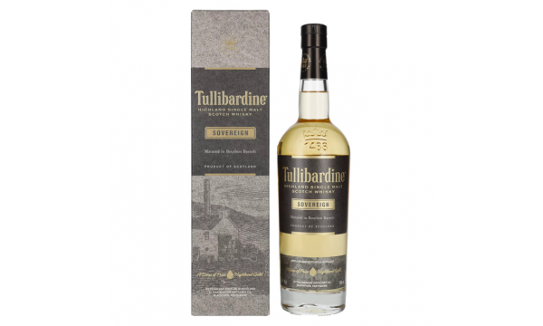 Tullibardine SOVEREIGN Highland Single Malt Scotch Whisky 43% Vol. 0,7l dovanų dėžutėje