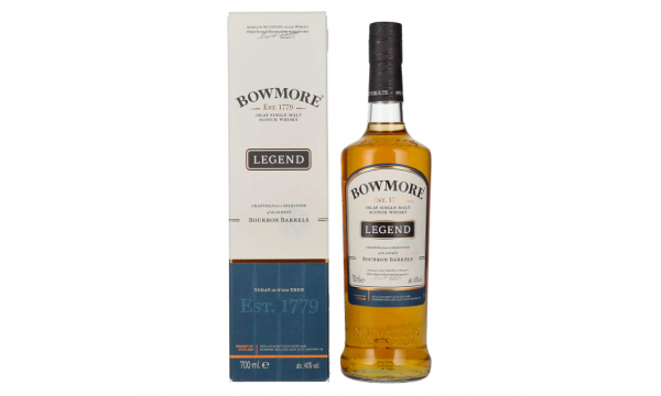 Bowmore LEGEND Islay Single Malt 40% Vol. 0,7l dovanų dėžutėje