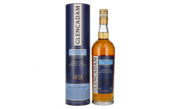 Glencadam Small Batch AMERICAN OAK Reserve Bourbon Barrel Matured 40% Vol. 0,7l dovanų dėžutėje