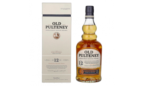 Old Pulteney 12 Years Old Single Malt Scotch Whisky 40% Vol. 0,7l dovanų dėžutėje