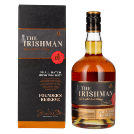 The Irishman FOUNDER'S RESERVE Small Batch Irish Whiskey 40% Vol. 0,7l dovanų dėžutėje