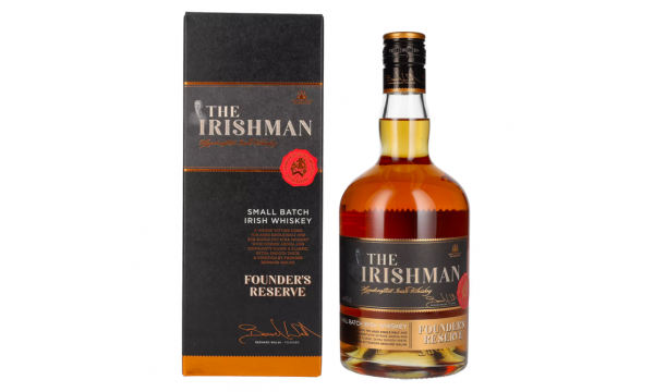 The Irishman FOUNDER'S RESERVE Small Batch Irish Whiskey 40% Vol. 0,7l dovanų dėžutėje