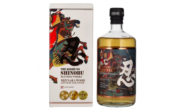 The Koshi-No Shinobu Blended Whisky Mizunara Oak Finish 43% Vol. 0,7l dovanų dėžutėje