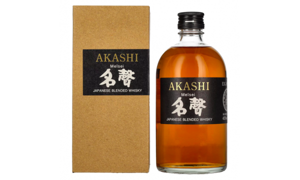 AKASHI Meïsei Japanese Blended Whisky 40% Vol. 0,5l dovanų dėžutėje