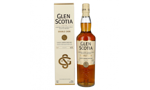 Glen Scotia DOUBLE CASK Single Malt Scotch Whisky 46% Vol. 0,7l dovanų dėžutėje