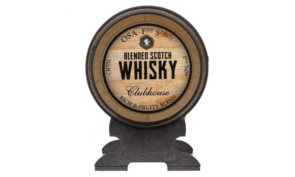 OSA Fine Spirits CLUBHOUSE Blended Scotch Whisky Barrel 40% Vol. 0,7l