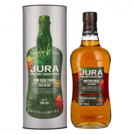 Jura Single Malt Scotch Whisky RUM CASK FINISH 40% Vol. 0,7l dovanų dėžutėje