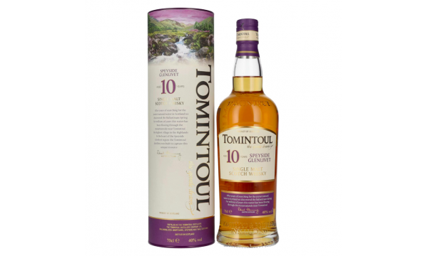 Tomintoul 10 Years Old Single Malt Scotch Whisky 40% Vol. 0,7l dovanų dėžutėje