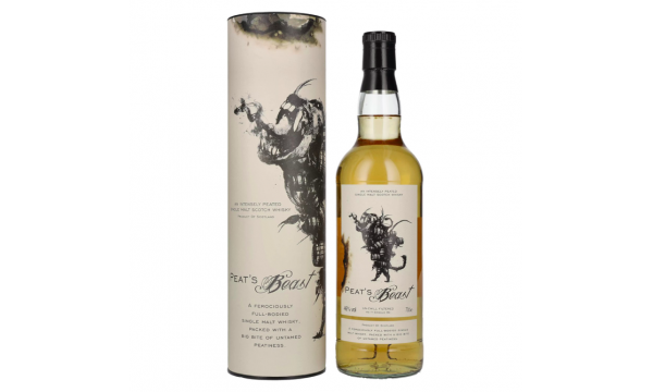 Peat's Beast Single Malt Scotch Whisky 46% Vol. 0,7l dovanų dėžutėje