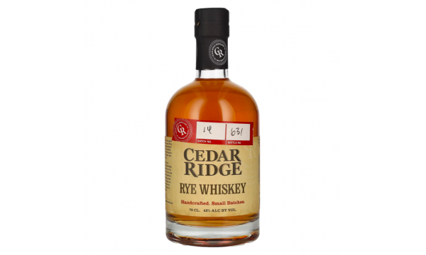 Cedar Ridge RYE WHISKEY 43% Vol. 0,7l