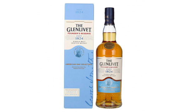 The Glenlivet FOUNDER'S RESERVE American Oak Selection 40% Vol. 0,7l dovanų dėžutėje