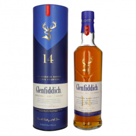 Glenfiddich 14 Years Old OUR BOURBON BARREL RESERVE 43% Vol. 0,7l dovanų dėžutėje