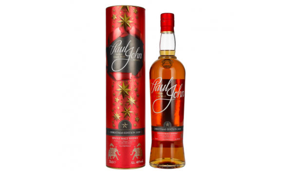 Paul John CHRISTMAS EDITION Indian Single Malt Whisky 2020 46% Vol. 0,7l dovanų dėžutėje