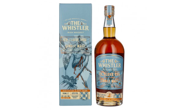 The Whistler Irish Whiskey P.X. I LOVE YOU Single Malt 46% Vol. 0,7l dovanų dėžutėje