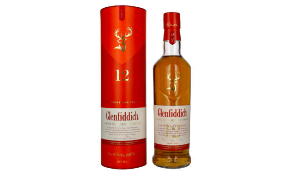 Glenfiddich 12 Years Old Triple Oak Single Malt 40% Vol. 0,7l dovanų dėžutėje