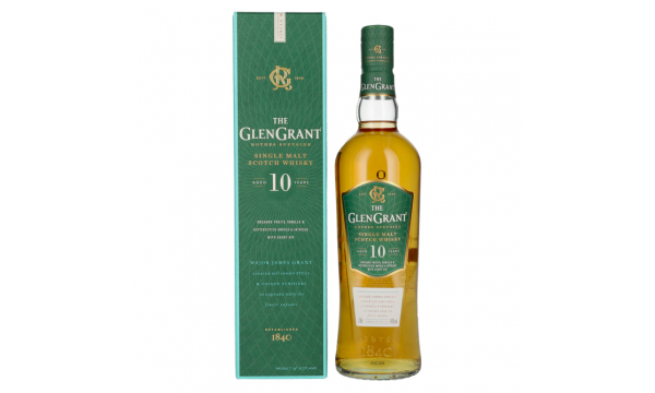 Glen Grant 10 Years Old Single Malt 40% Vol. 0,7l dovanų dėžutėje